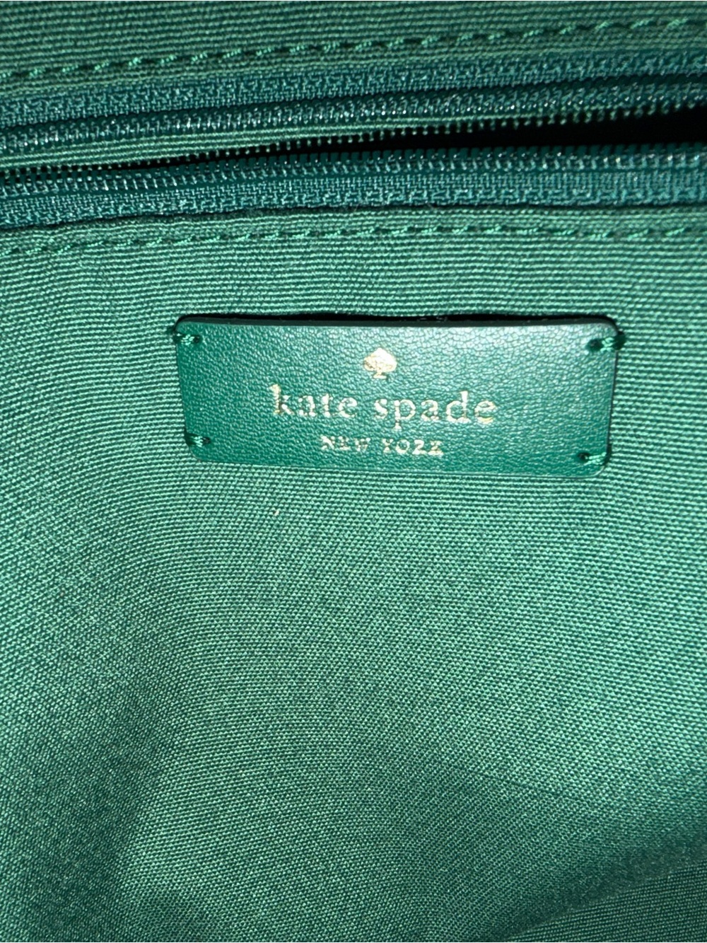 kate spade Green Canvas Logo Tote - Picture 4 of 6